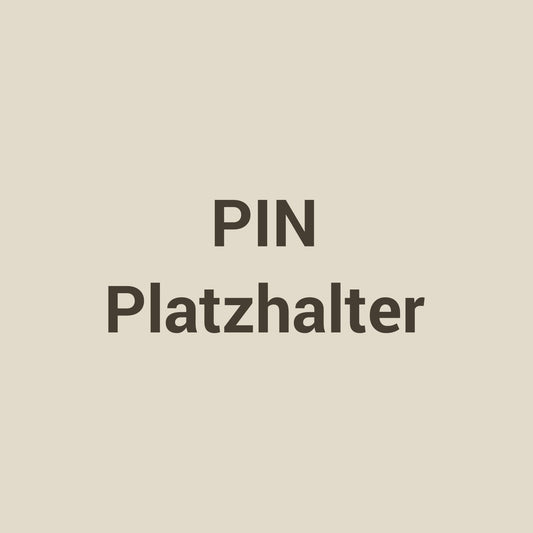 Pin, Platzhalter, Foto folgt