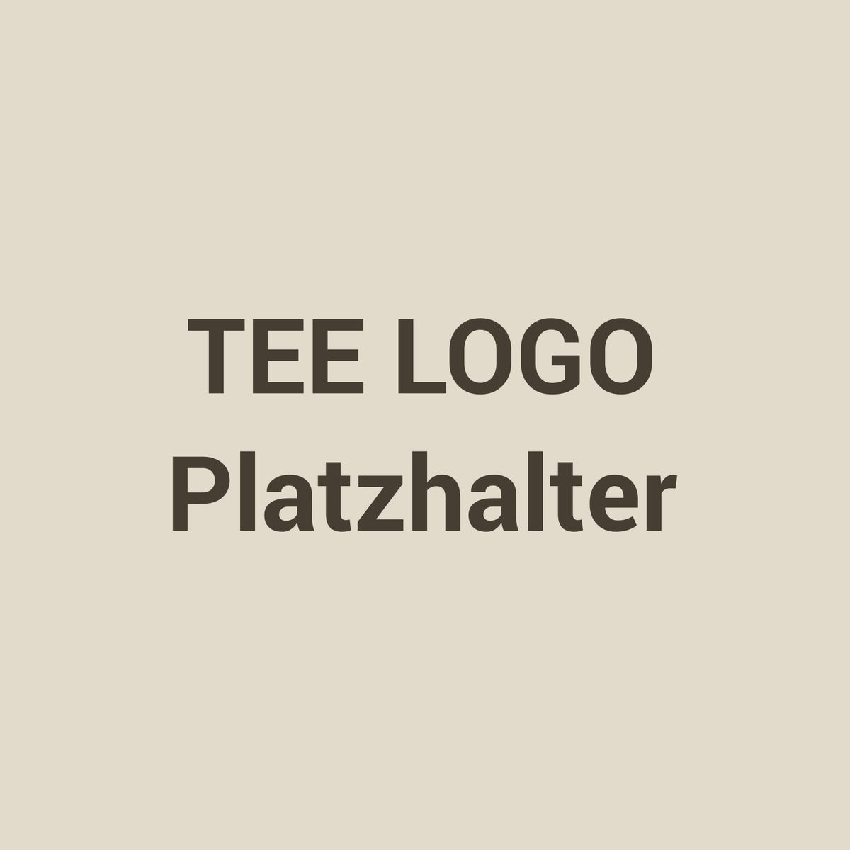Tee Logo, Platzhalter, Foto folgt